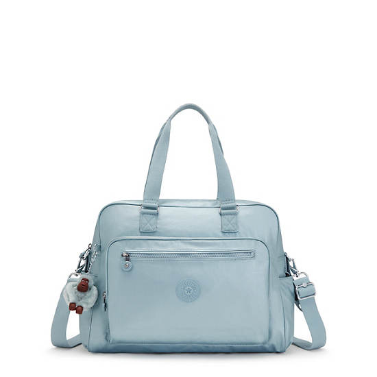 Kipling Alanna Metallic Diaper Bag Çanta Turkuaz | TR 1974MQ